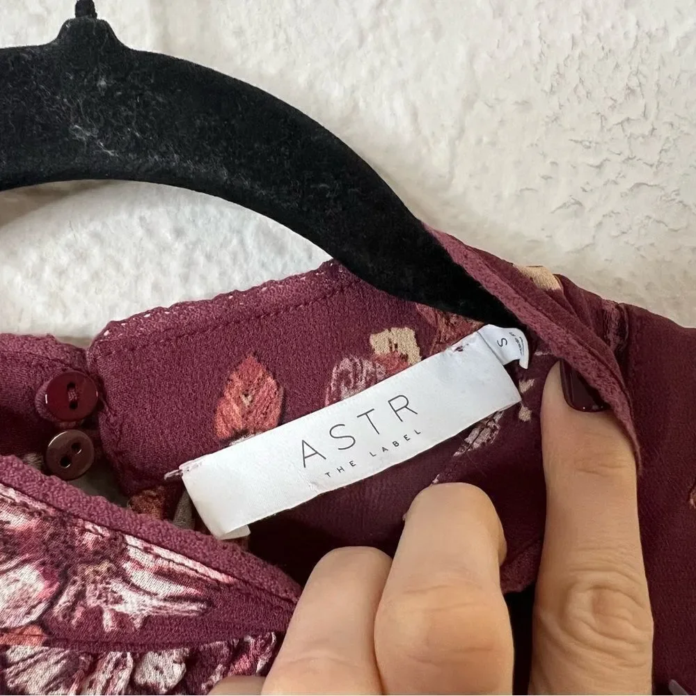 ATSR The Label Kirsten Floral Mini Dress A-Line Fit & Flare Size Small